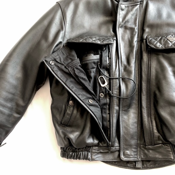 SOLD Beautiful FIRST GEAR Cafe Racer MC leather jacket - Picture 5 of 16